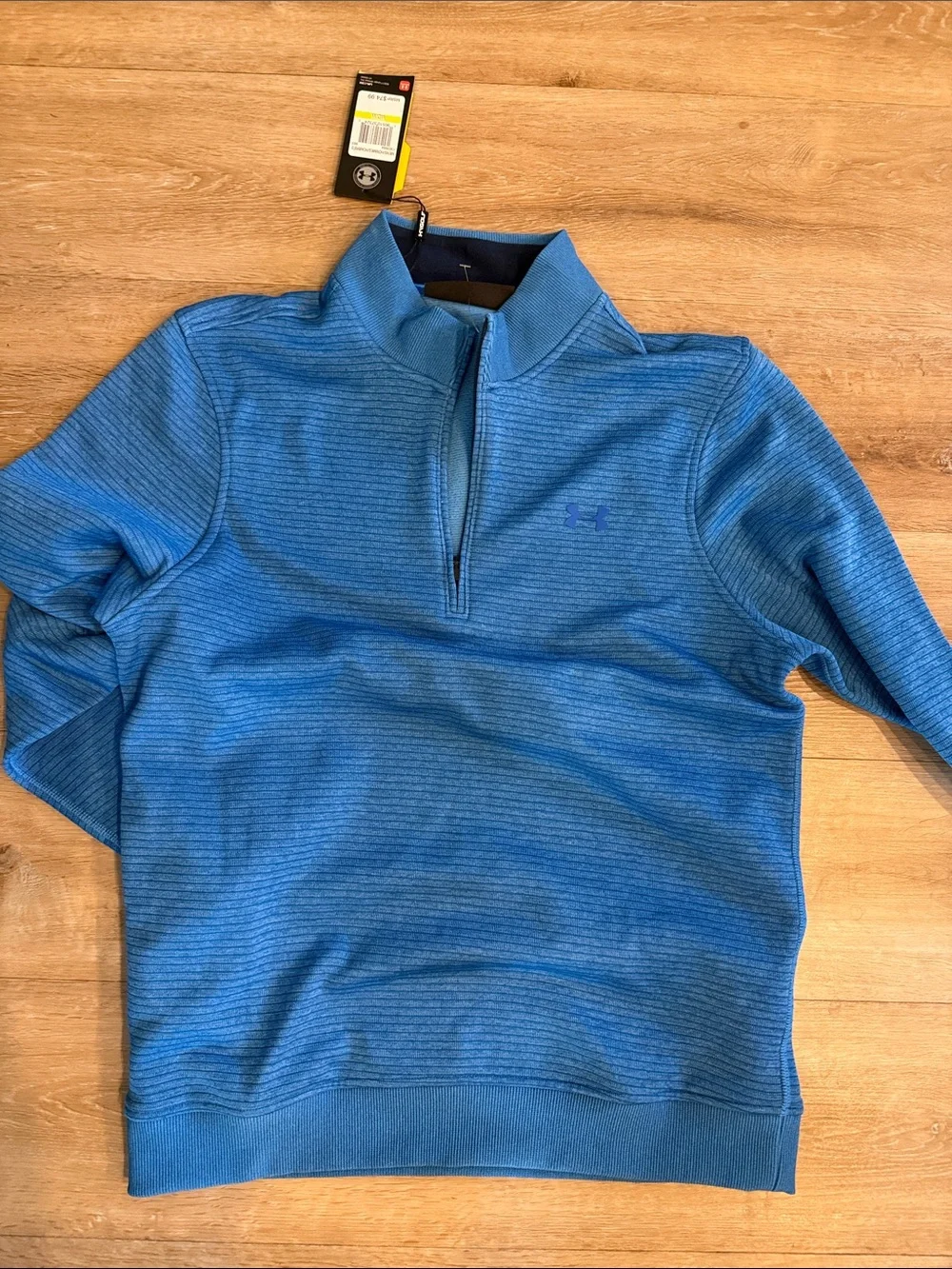 Men’s under armour golf halfzip nwt